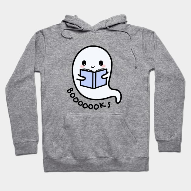 Ghost reading books Hoodie by indiebookster